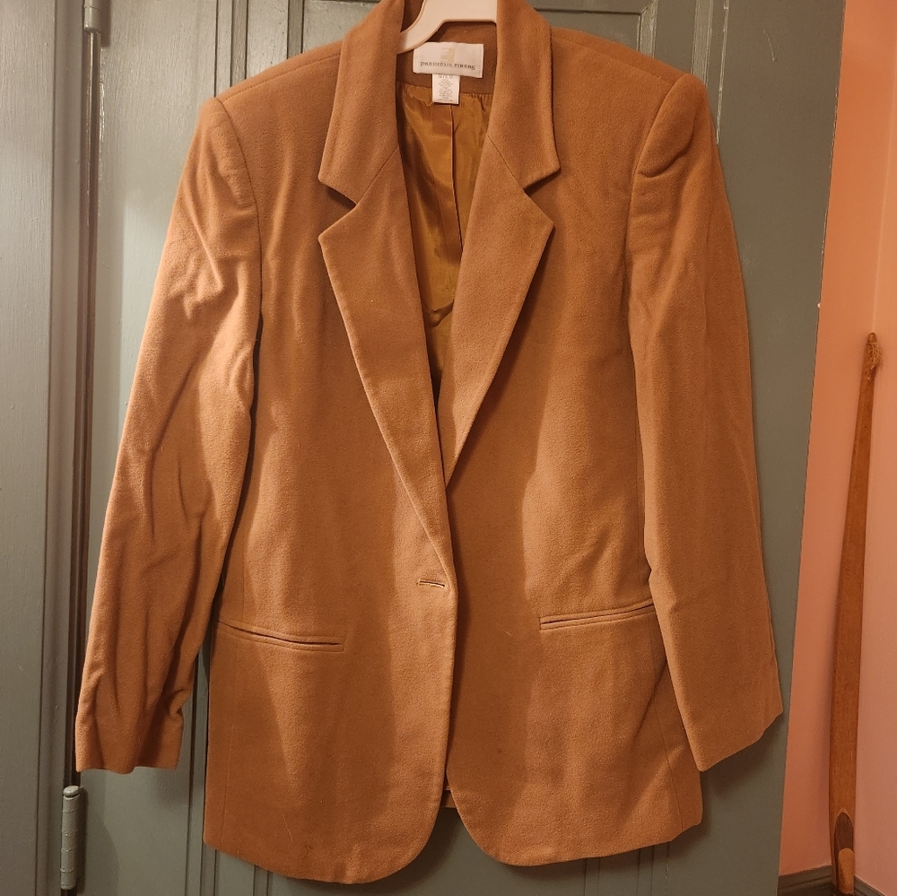 Vintage wool and cashmere blazer